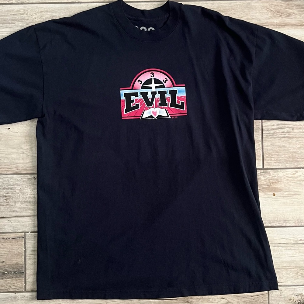 half evil Bible study tee